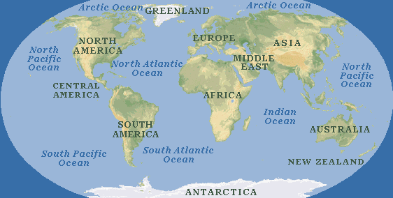 map of world countries. world map with countries.